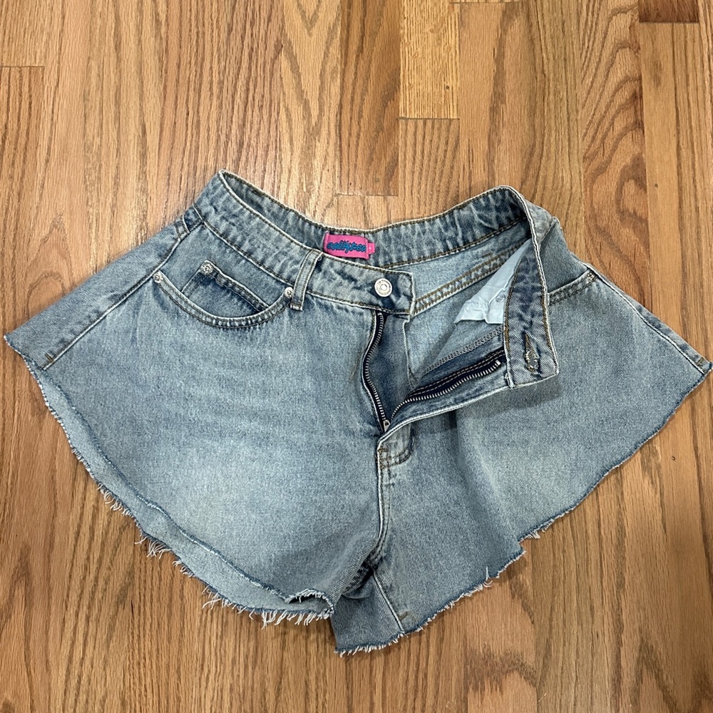 Edited Flare Jean Shorts Sz Small